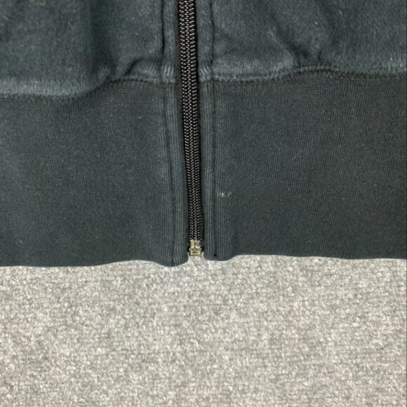 TYR Hoodie Women's Medium Full Zip Distressed 100% Cotton Drawstring M - Picture 9 of 10